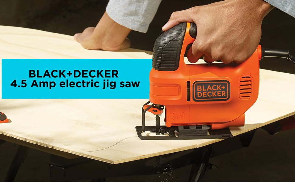 BLACK+DECKER 4.5 Amp Electric Jig Saw (BDEJS300C)