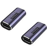GodSpin USB C Coupler Adapter 40Gbps [2 Pack] USB C Type C Angled USB-C Female to Female Adapter,...