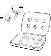 [12 Pieces] Lanwow Replacement Ear Tips for AirPods Pro &amp; AirPods Pro 2 with Portable Storage Box...