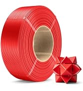 SUNLU PLA+2.0 3D Printer Filament Refill 1.75mm, 1KG Red | High Toughness PLA+ Filament, No Spool...