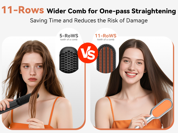 hair straightener brush