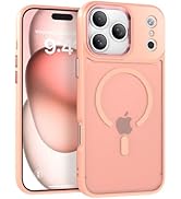 IAIYOXI Magnetic Case for iPhone 16 Pro Max [MagSafe Compatible] - Translucent Matte Slim Thin Sh...