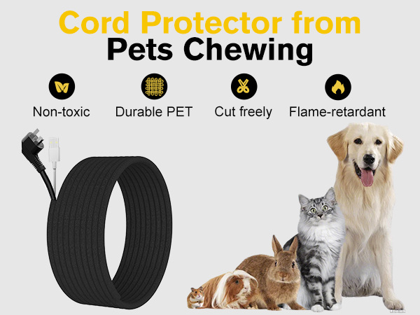 cord protectors from pets no chew