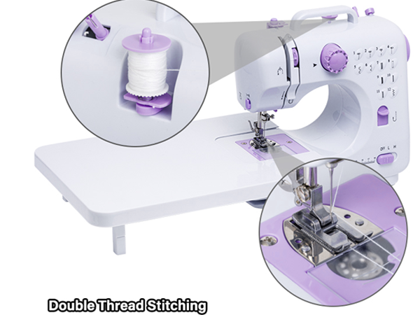 Sewing Machine with Extension Table, Mini Sewings Machines Portable Electric Sewing Machine