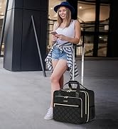 Ytonet Rolling Laptop Bag Women, Rolling Briefcase for Women, 17.3 Inch Laptop Bag with Wheels Ro...