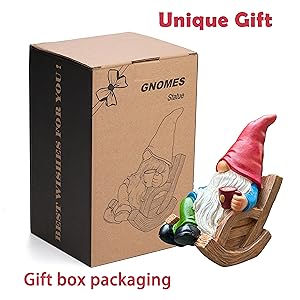 solar gnomes statue