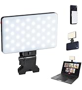 SmallRig M3 Magnetic Selfie Phone Light with Clip, 120 LEDs 2000mAh Rechargeable, 2700K-6500K, Po...