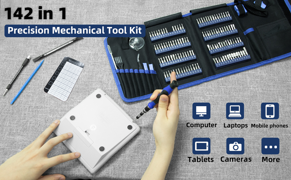 EFAITHFIX 142 Piece in 1 Precision Screwdriver kit
