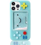 UnnFiko Squishy 3D Cartoon Game Shape Case Compatible with iPhone 16 Pro Max, Creative Liquid Sta...