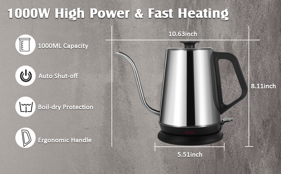 Ulcreigo Tea Kettle for Boiling Water