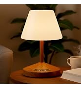 OUTON Rechargeable LED Shower &amp; Table Lamp, Waterproof, USB Output, Stepless Dimming, 3 Colors, P...