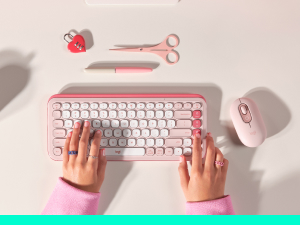 Logitech POP ICON COMBO Wireless Bluetooth Programmable Keyboard and Mouse Bundle