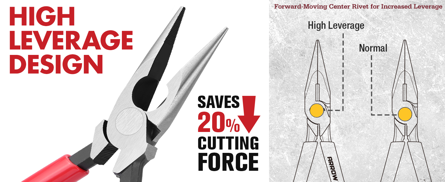 AHT03001AZ ARROW 6IN LONG NOSE PLIERS