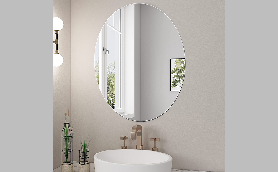 JUNEBRUSHS Oval Mirror