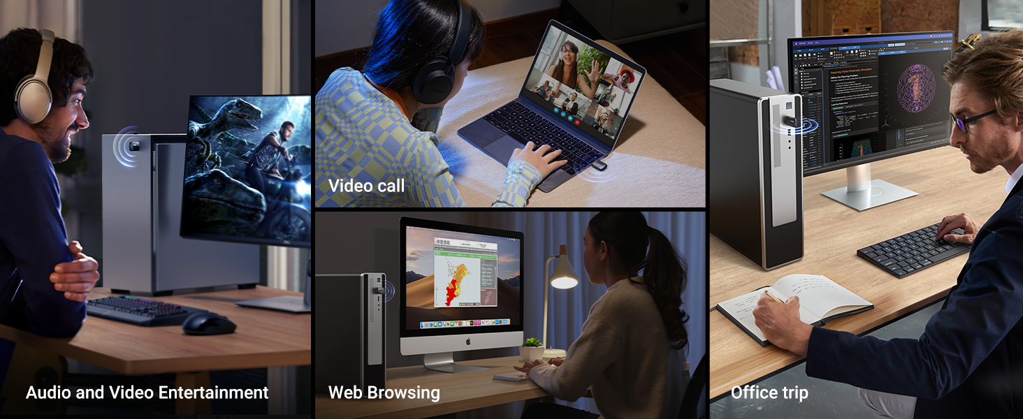 wifi adapter usb wifi 6 adapter for desktop pc ax900 ac650 wifi dongle usb2.0 wireless adapter