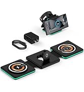 Foldable Samsung Wireless Charger Android Phone Fast Charging Pad 15W for Galaxy Z Flip Z Fold 6/...