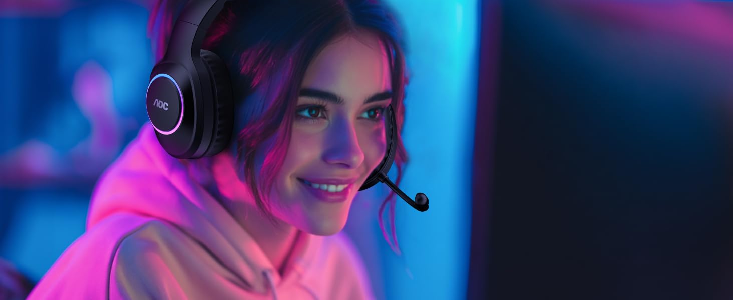 wireless headset with mic