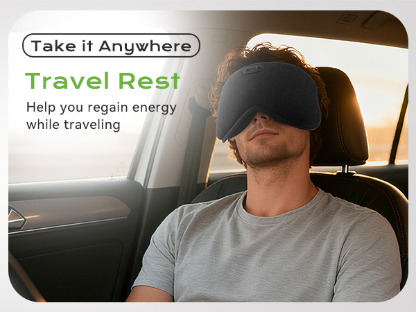 3-Timer Adjustment: Our heated eye mask features three timer settings