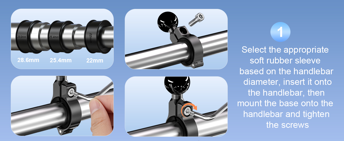 Anti-Vibration motorcycle phone holder
