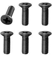 6PCS M4x0.7x12mm Master Cylinder Reservoir Cap Screws,Firm Brake Fluid Cap Replacement Screws Com...