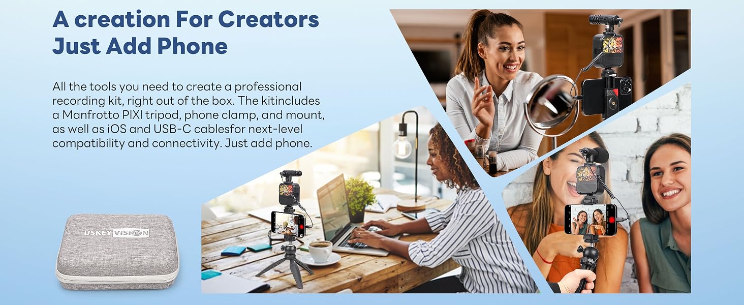 For several vlogging scenarios