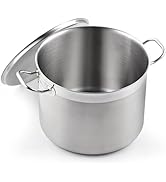 Cooks Standard Stockpots Stainless Steel, 8 Quart Professional Grade Stock Pot with Lid, Silver