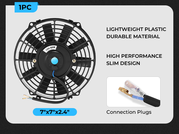 Electric Cooling Slim Radiator Fan