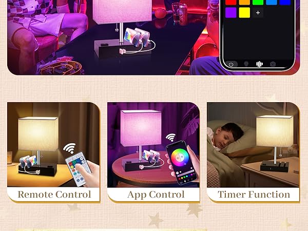 Table Lamp Work with APP Control