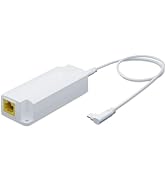 Gigabit PoE to USB C Converter for Smart Phone/Tablet, USB-C to Ethernet Adapter with 10W Chargin...