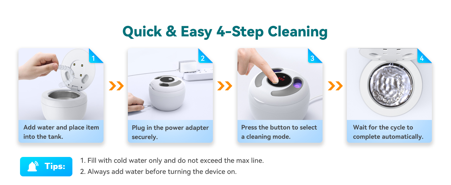 Quick &amp;amp; Easy 4-Step Cleaning