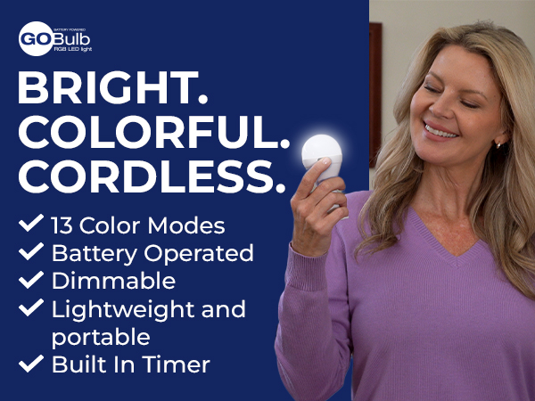 bright colorful cordless
