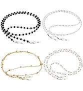 ONESING 4-10 Pcs Eyeglass Chains for Women Eyeglasses String Holder Glasses Strap Eyewear Chain G...