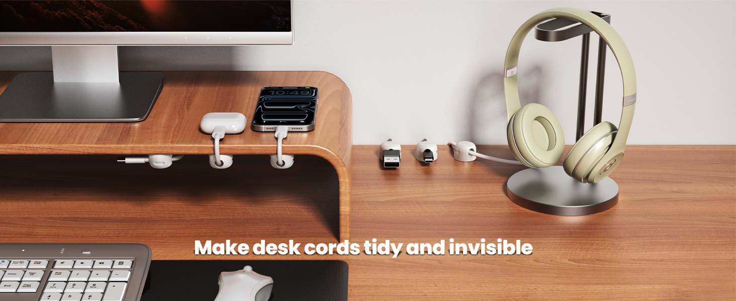 cord holder for nightstand
