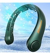 EYERZ Portable Neck Fan - Rechargeable Personal Fan with Neck Support, 5-Speed Quiet Lightweight ...
