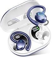 Wireless Earbuds Sport, 2025 Bluetooth 5.4 Headphones Bass Hi-Fi Stereo Over Ear Buds, 56Hrs Nois...