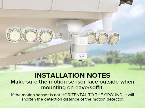 outdoor motion sensor light