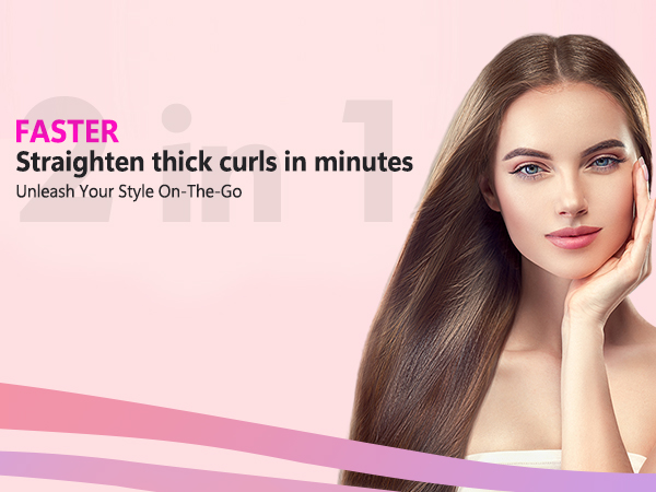 hair straightener and curler 2 in 1
