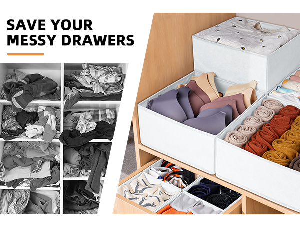 drawer organizers for clothing
