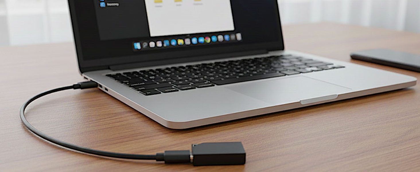 Plug it into your computer and easily play audio files