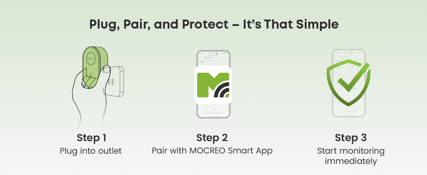 Easy to Setup: Plug, Pair, and Protect
