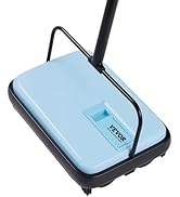 VEVOR Carpet Sweeper Manual, Floor Sweeper with 300 ml Dustbin Capacity Easy to Empty, 6.7 inch C...