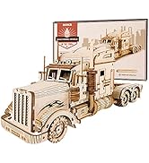 ROKR 3D Wooden Puzzle for Adults-Mechanical Car Model Kits-Brain Teaser Puzzles-Vehicle Building ...