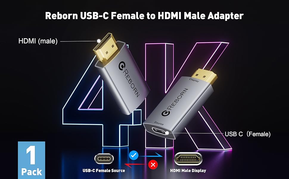 usb female to hdmi male 