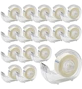 OWLKELA - 16 Pack 3/4" x 28 yds Invisible Tapes and Refillable Dispensers, Matte Finish Magic Tap...