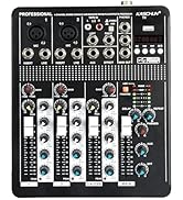 T4 professional Audio Mixer 4-channel reverberation effect digital USB MP3 input 48V phantom powe...