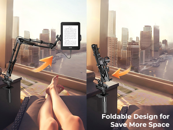 goose neck kindle holder