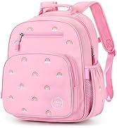 mibasies Girls Backpacks Ages 5-8: Quilted Backpack for Kids - Cute 15 Inches Bookbag for Kinderg...