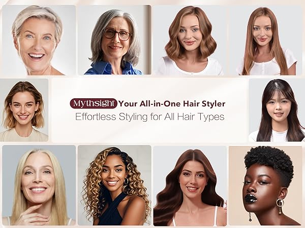 hot air brush styler and dryer