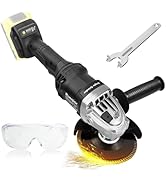 Rueqior Cordless Angle Grinder for Dewalt 20V Battery, 10000 RPM Brushless Grinder 4-1/2", 3 Vari...