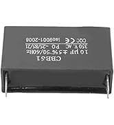 CBB61 Capacitor 10UF for Fan Motor Starting, Whole House Fan Capacitor, 350VAC, 50/60Hz, 3 MFD 2 ...